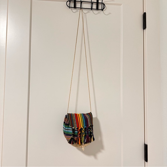 Small multicolor woven purse - Picture 6 of 10